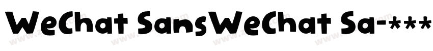 WeChat SansWeChat Sa字体转换